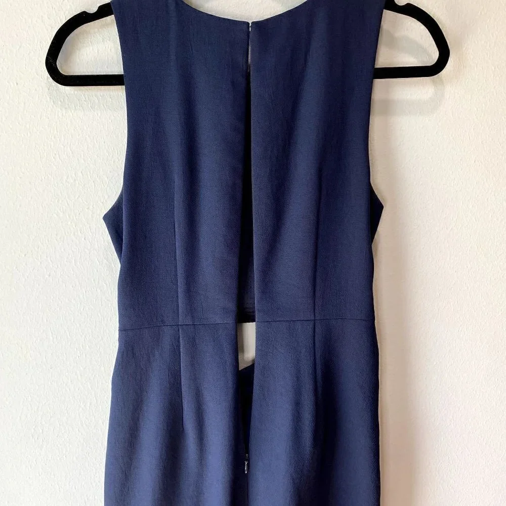 Rebecca Minkoff Malone Navy Cutout Dress 0